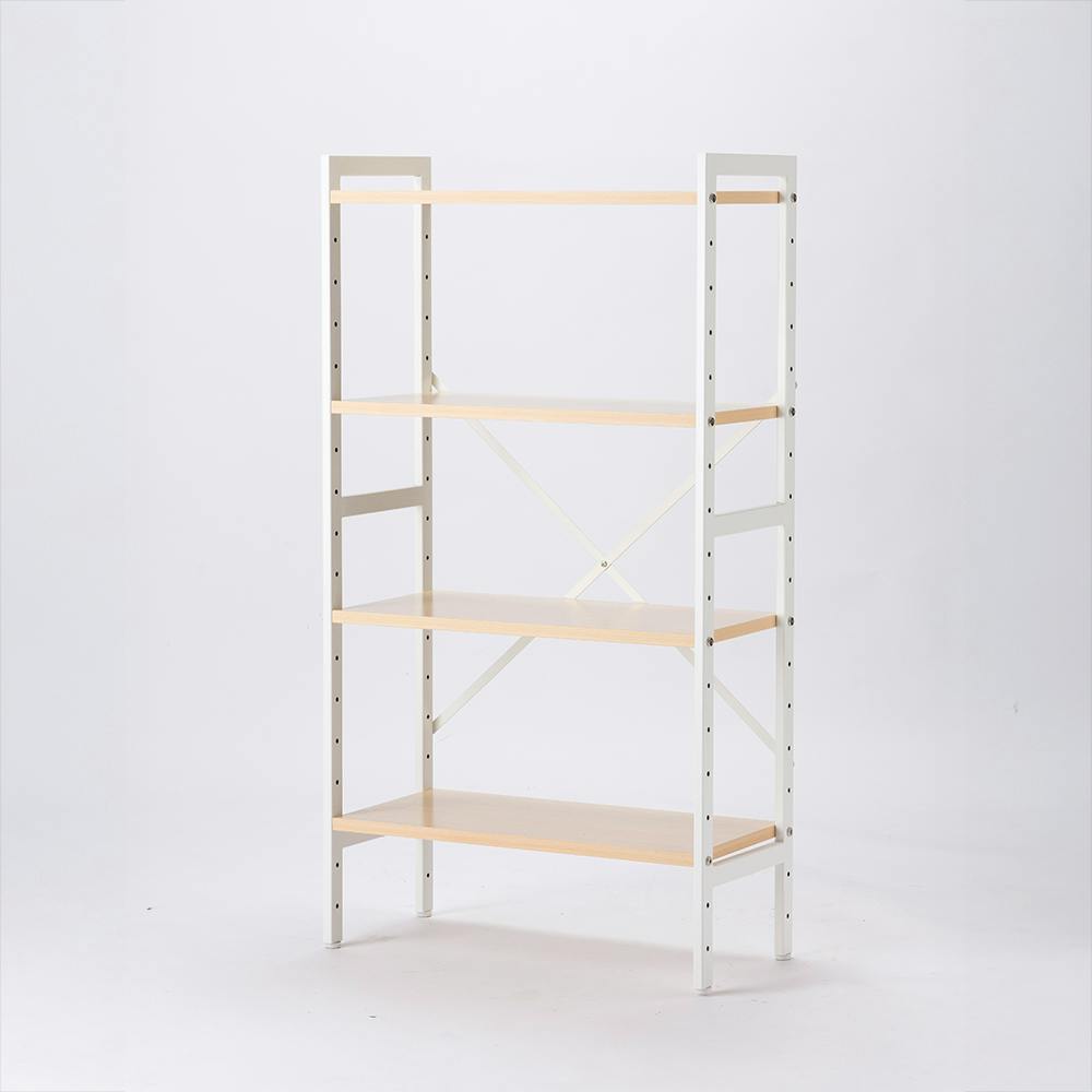 KBラック4段 62×28.5×114cm 棚 オープンラック オープンシェルフ 5260064【別送品】