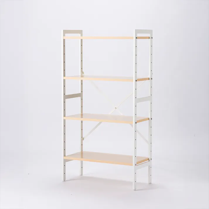 KBラック4段 62×28.5×114cm 棚 オープンラック オープンシェルフ 5260064【別送品】