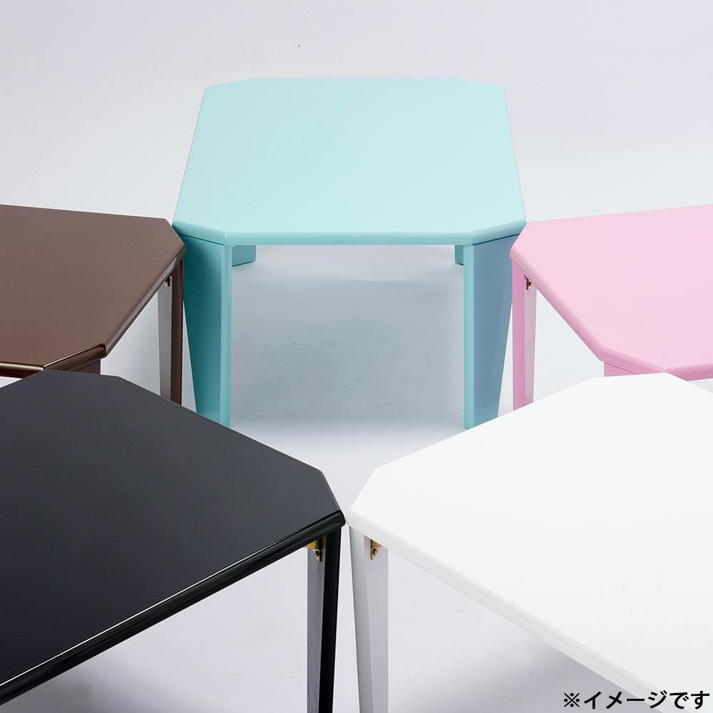 チョコっとテーブル ベイビーブルー 70×50×32cm 折りたたみテーブル