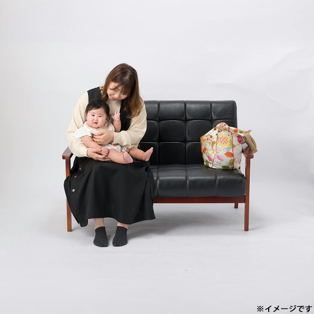 ★ ソファー② to meet ソファー ネロ2 ブラック 2人掛け ソファ 二人掛け コンパクト