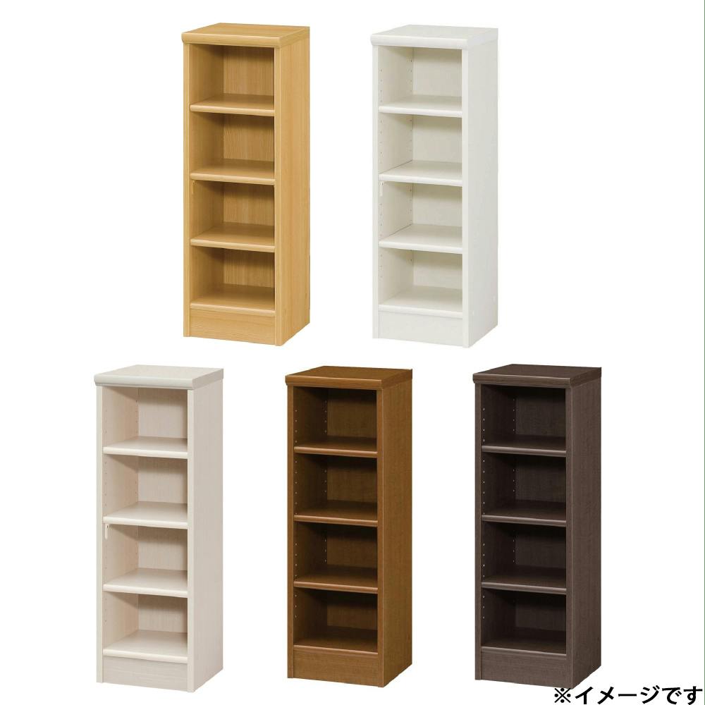 オープンラック W28.6×D31×H88.1cm ナチュラル 本棚 シェルフ 収納