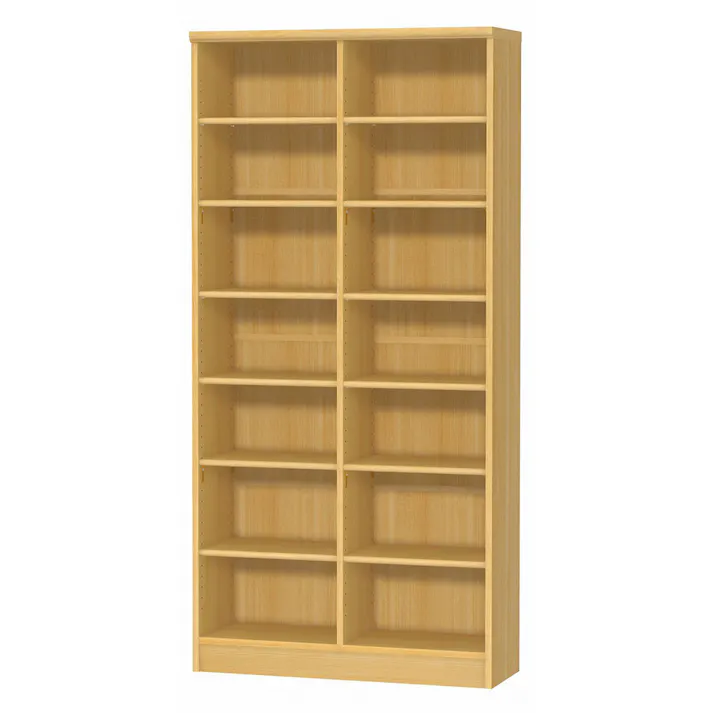 オープンラック W86.5×D31×H178cm ナチュラル 本棚 シェルフ 収納 1121591【別送品】