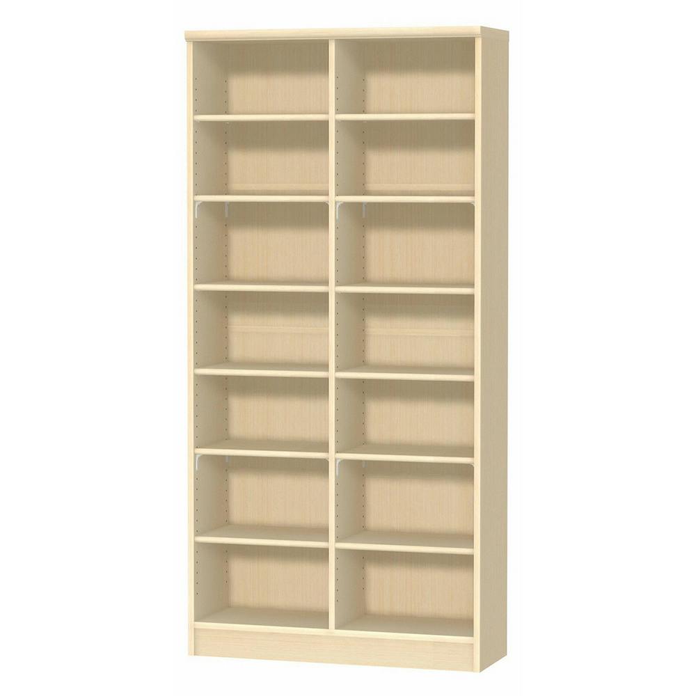 オープンラック W86.5×D31×H178cm ライトナチュラル 本棚 シェルフ 収納 1121594【別送品】