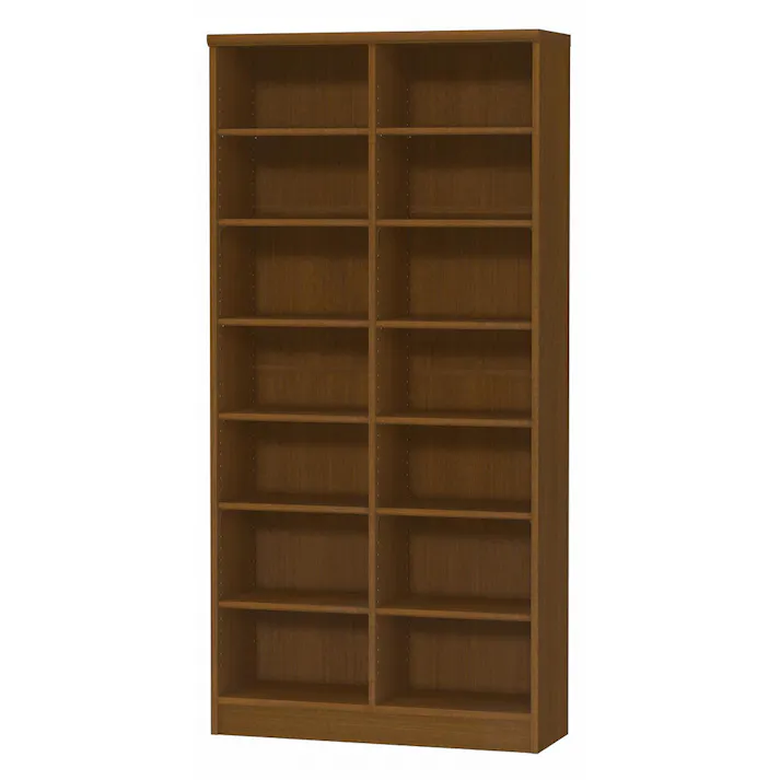 オープンラック W86.5×D31×H178cm ブラウン 本棚 シェルフ 収納 1121592【別送品】
