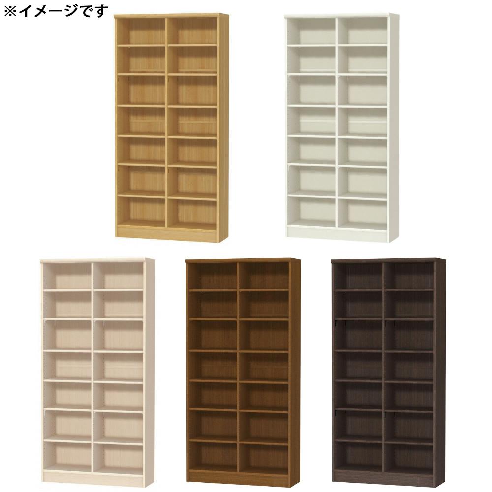 オープンラック W86.5×D31×H178cm ダークブラウン 本棚 シェルフ 収納