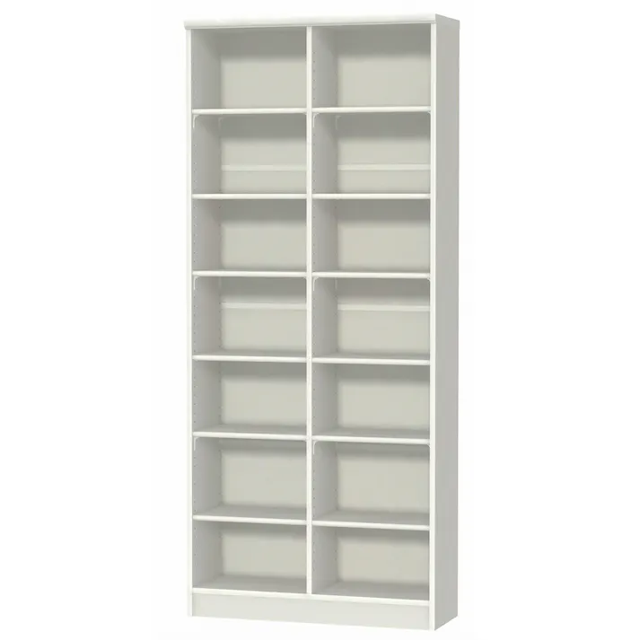 オープンラック W86.5×D31×H200cm ホワイト 本棚 シェルフ 収納 1121600【別送品】