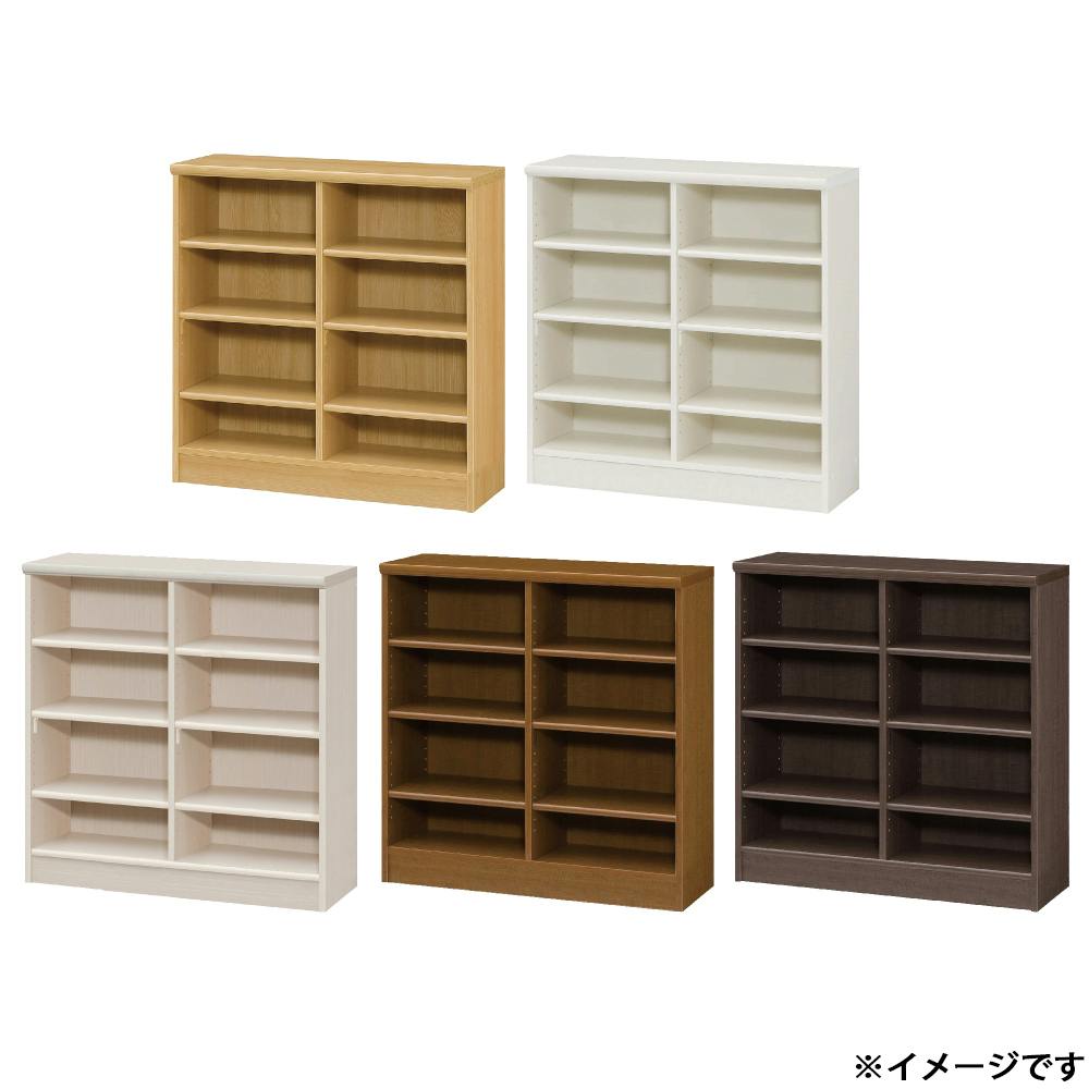 オープンラック W86.5×D31×H88.1cm ナチュラル 本棚 シェルフ 収納