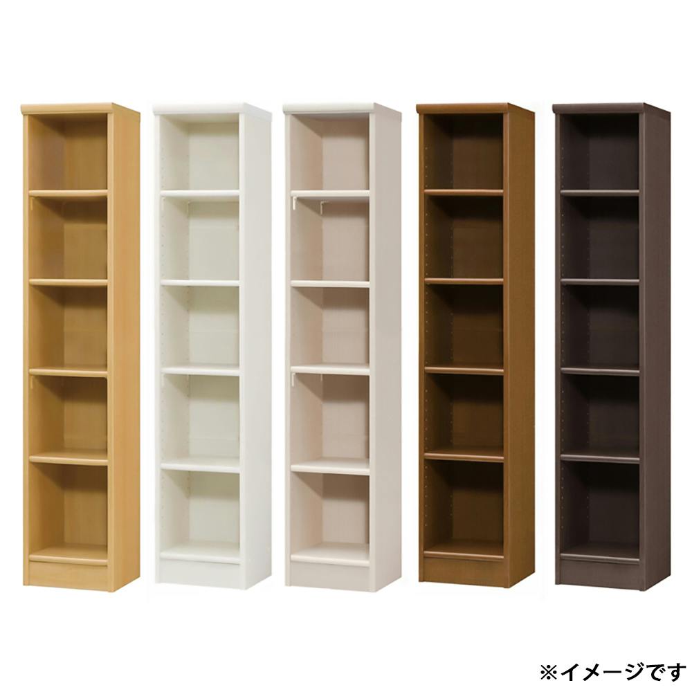 オープンラック W28.6×D31×H149.9cm ナチュラル 本棚 シェルフ 収納