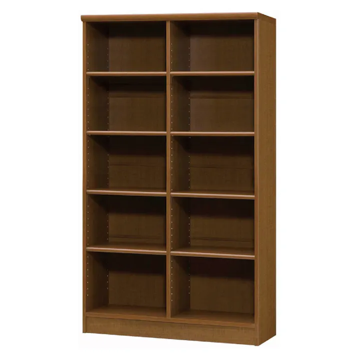 オープンラック W86.5×D31×H149.9cm ブラウン 本棚 シェルフ 収納 1121520【別送品】