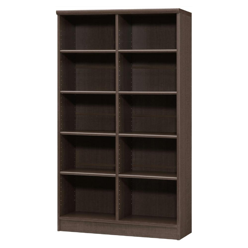 オープンラック W86.5×D31×H149.9cm ダークブラウン 本棚 シェルフ 収納 1121521【別送品】