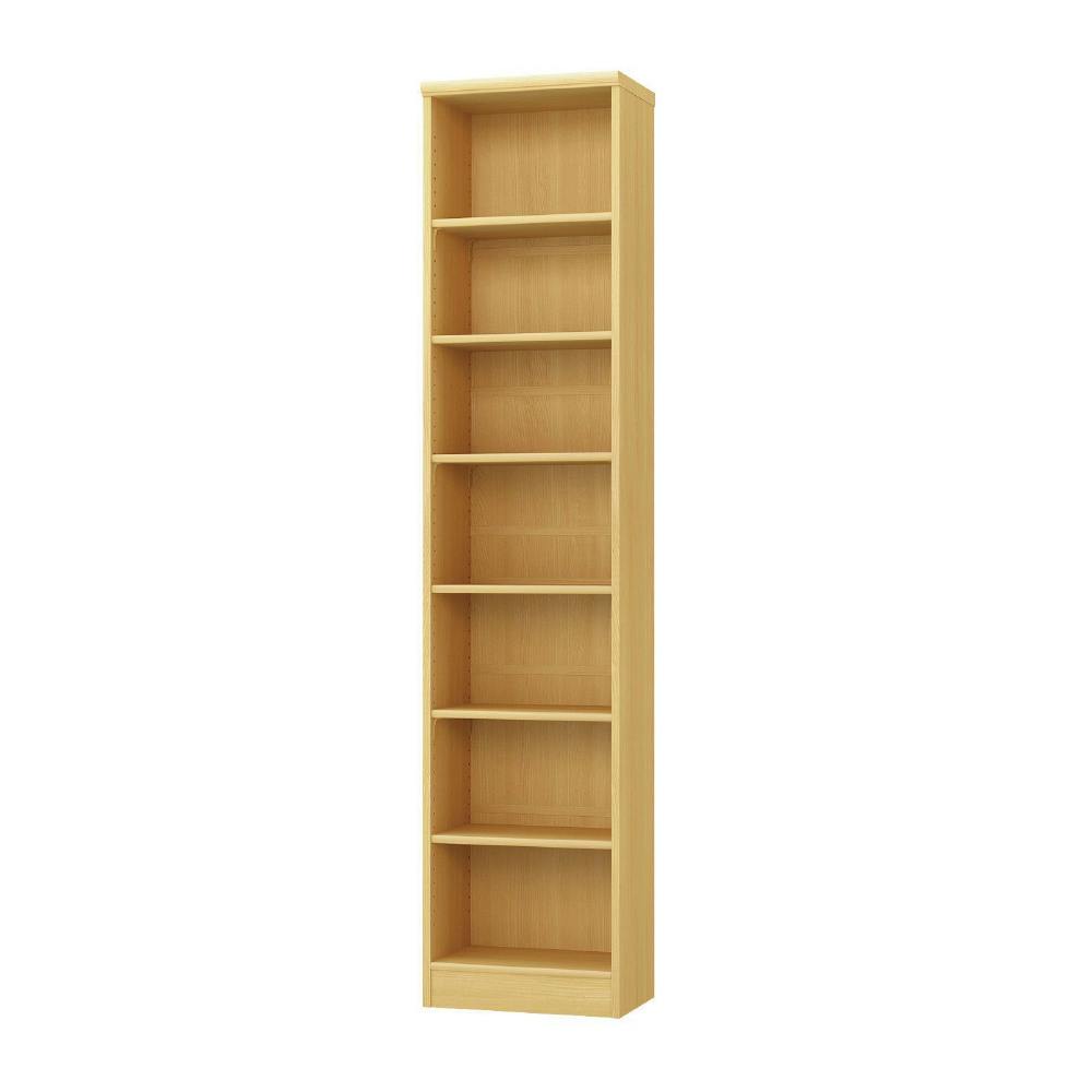 オープンラック W44.2×D31×H200cm ナチュラル 本棚 シェルフ 収納 1121527【別送品】