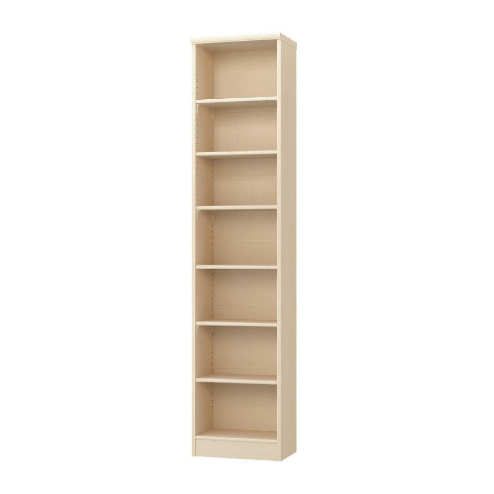 オープンラック W44.2×D31×H200cm ライトナチュラル 本棚 シェルフ 収納 1121529【別送品】