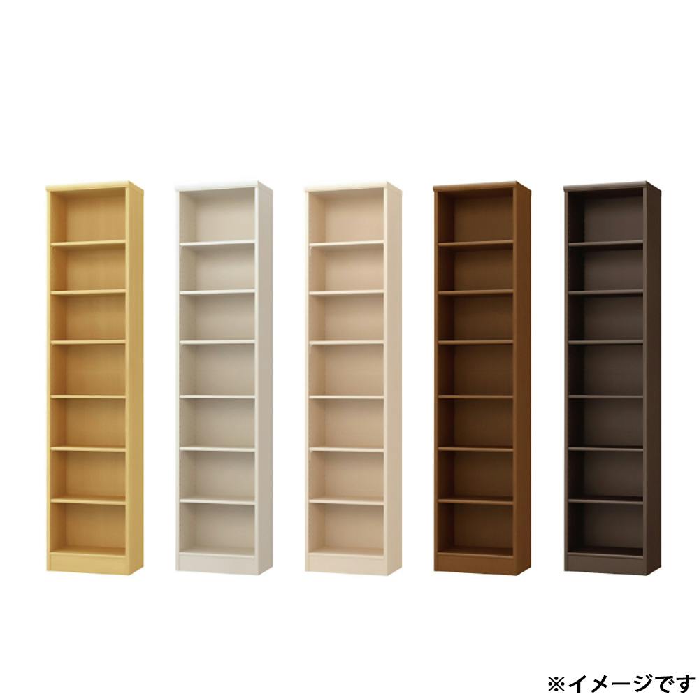 オープンラック W44.2×D31×H200cm ブラウン 本棚 シェルフ 収納 オープンラック W44.2×D31×H200cm ブラウン 本棚 シェルフ 収納