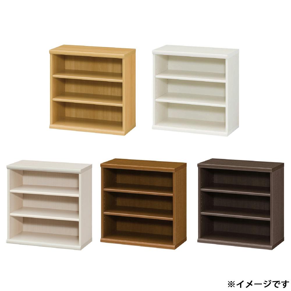 オープンラック W59.2×D31×H60cm ホワイト 本棚 シェルフ 収納 1120430