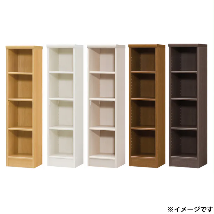 オープンラック W28.6×D31×H117cm ホワイト 本棚 シェルフ 収納 1120460【別送品】