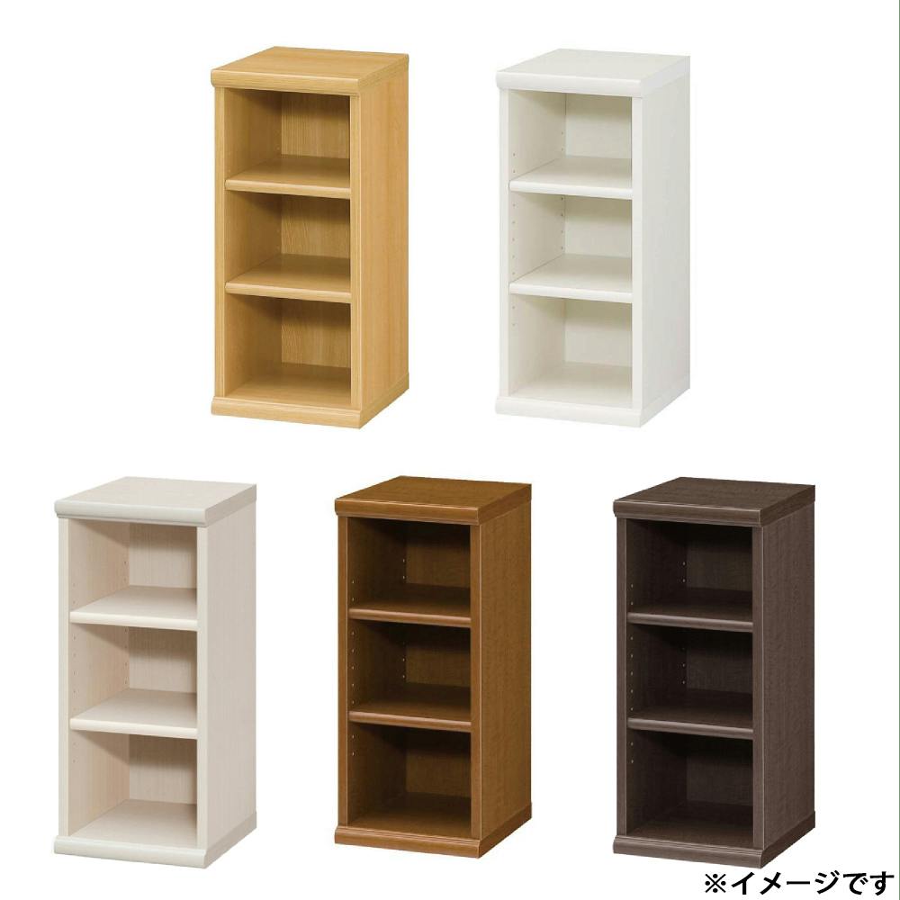 オープンラック W28.6×D31×H60cm ホワイト 本棚 シェルフ 収納 1120424
