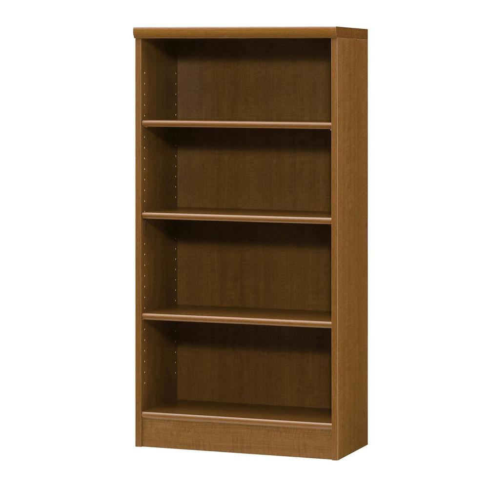 オープンラック W59.2×D31×H117cm ブラウン 本棚 シェルフ 収納