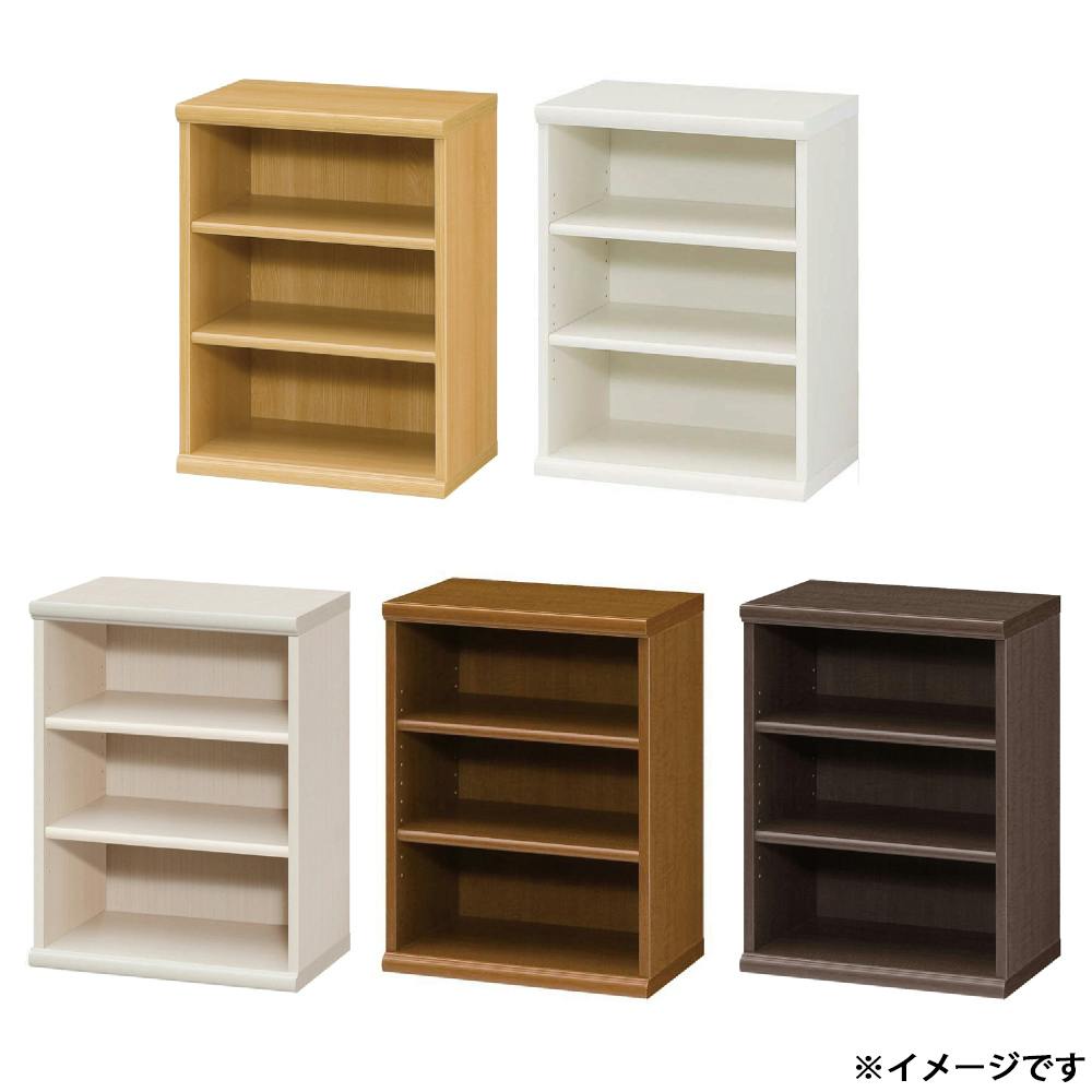 オープンラック W44.2×D31×H60cm ブラウン 本棚 シェルフ 収納 1120428