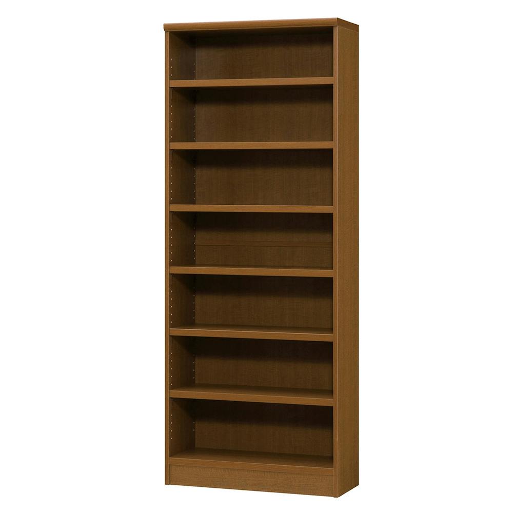 オープンラック 耐荷重タイプ W70.2×D31×H178cm ブラウン 本棚