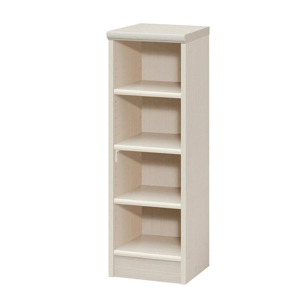オープンラック W28.6×D31×H88.1cm ライトナチュラル 本棚 シェルフ 収納 1121382【別送品】