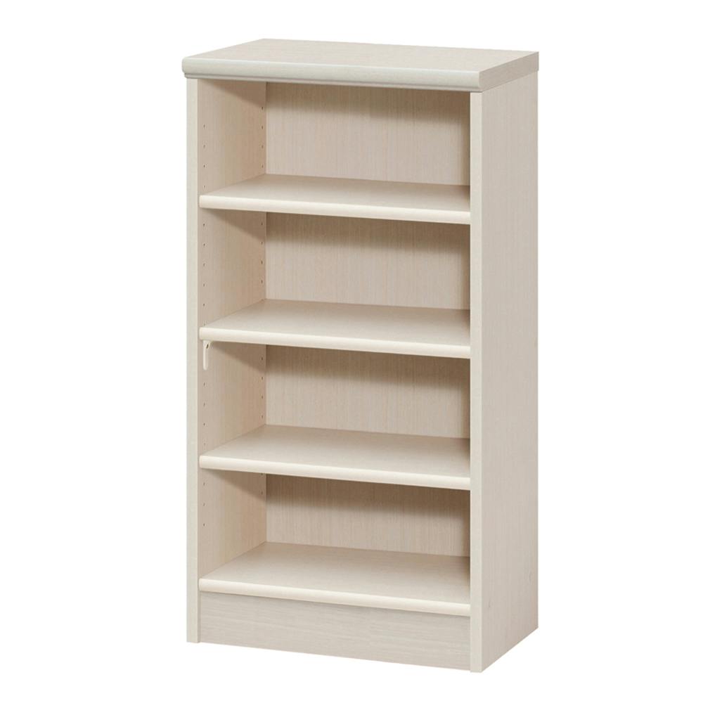 オープンラック W44.2×D31×H88.1cm ライトナチュラル 本棚 シェルフ 収納 1121383【別送品】
