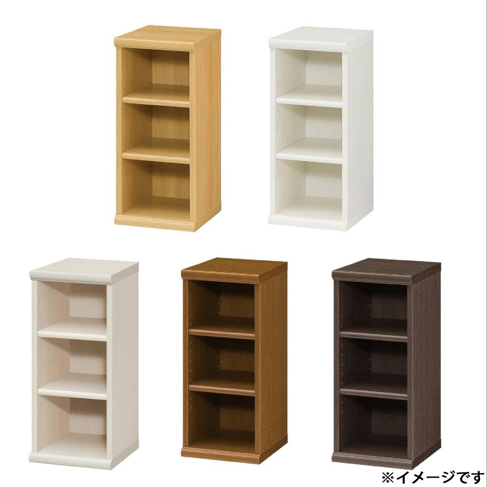 オープンラック W28.6×D31×H60cm ダークブラウン 本棚 シェルフ 収納