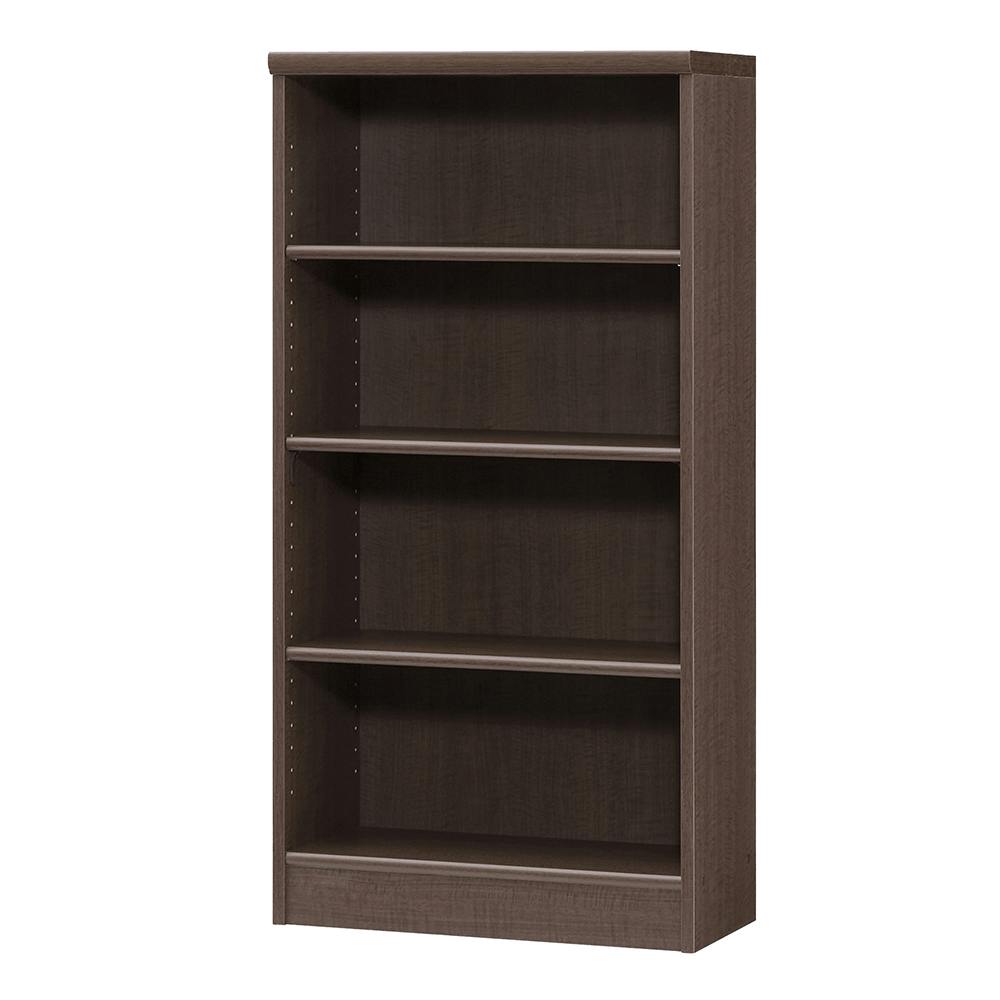 オープンラック W59.2×D31×H117cm ダークブラウン 本棚 シェルフ 収納 1121158【別送品】