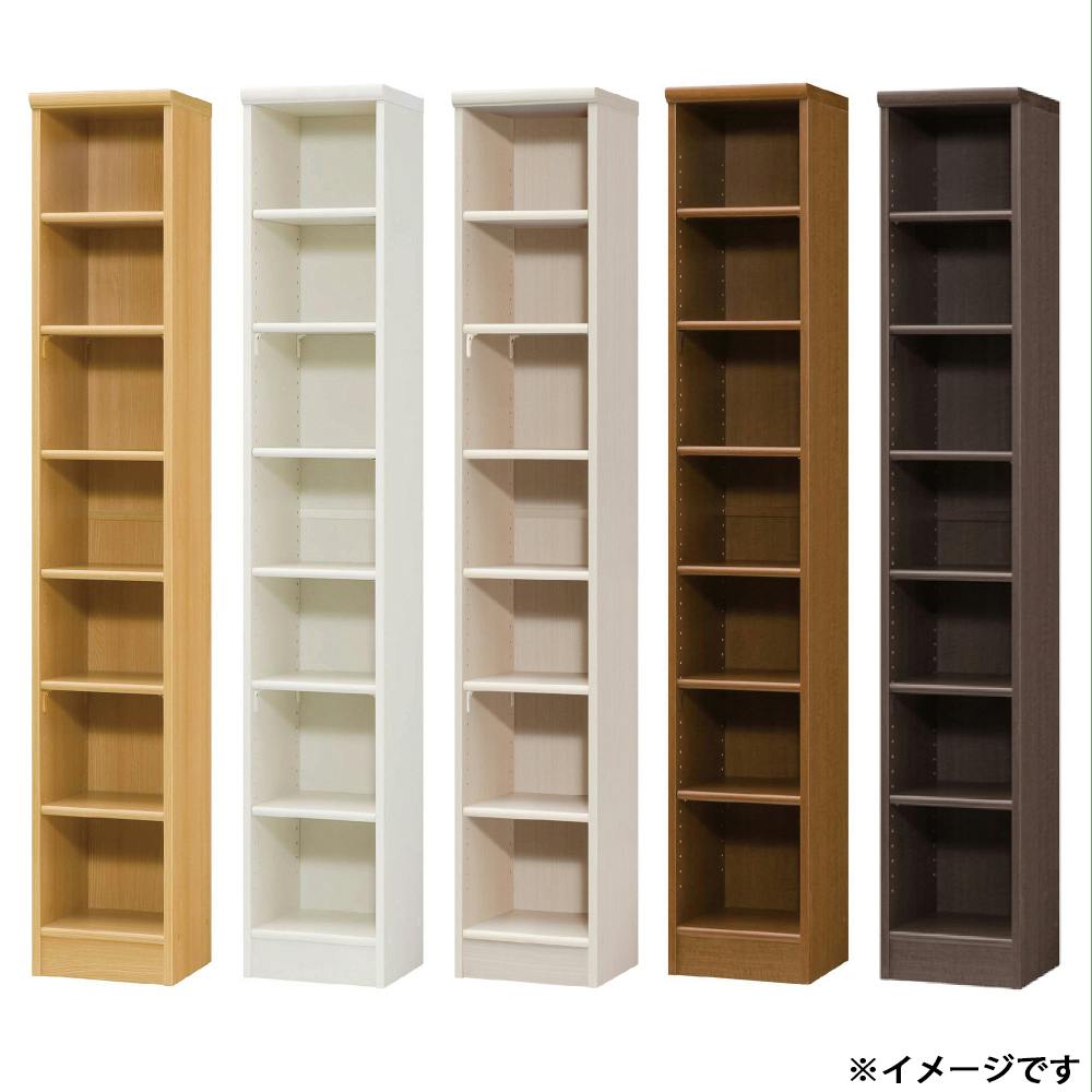 オープンラック W28.6×D31×H178cm ダークブラウン 本棚 シェルフ 収納