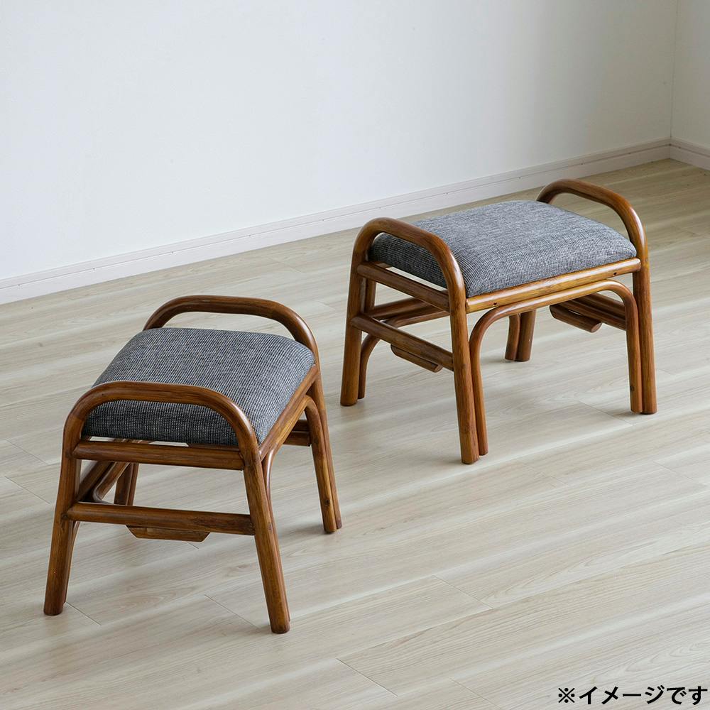 OVITAS ラタンスタッキングチェア 43.5×38×38cm 籐 ラタン 椅子