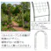 フラワーアーチ エクセレント 124×48.5×202.6cm ガーデニング アーチ フラワーアーチ 4350024【別送品】