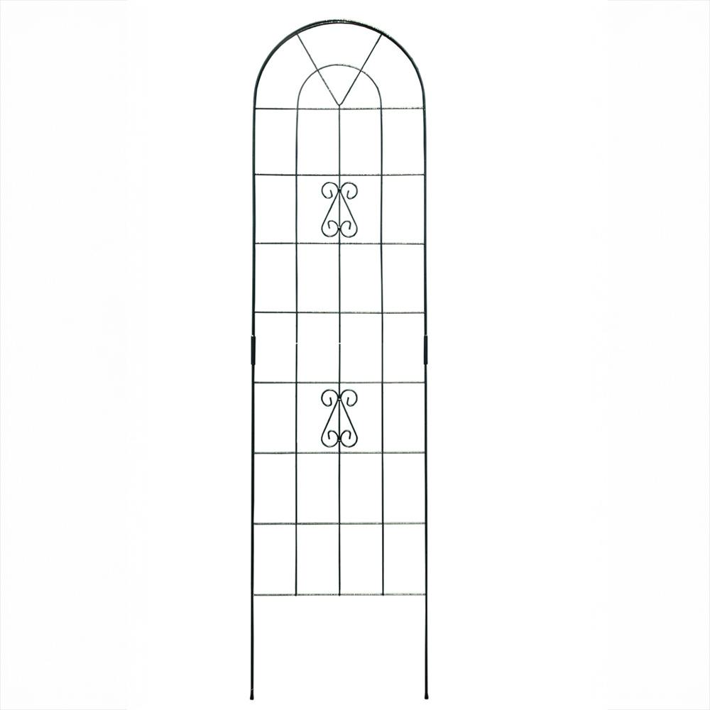 2W〈ツーダブル〉 ワイヤーフェンス(1台入) 50.5×2×185cm ガーデニング ワイヤーフェンス 支柱 4350053【別送品】