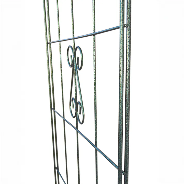 2W〈ツーダブル〉 ワイヤーフェンス(1台入) 50.5×2×185cm ガーデニング ワイヤーフェンス 支柱 4350053【別送品】
