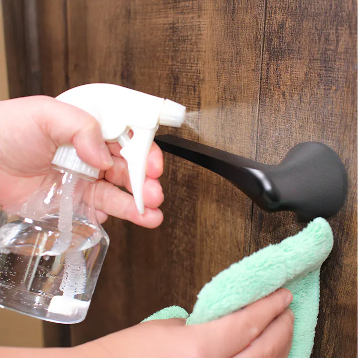 家庭用霧吹き(振り子ホース) 300ml ピンク 9.5×7.5×17cm スプレーボトル 葉水 消毒 3050333【別送品】