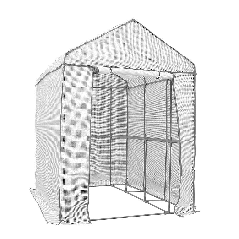 組立式簡易温室 スーパージャンボ 150×220×216cm 育苗 温室ハウス 家庭菜園 3050240【別送品】