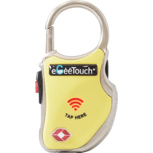 JSB TECH社 eGeeTouchスマートトラベルロック(黄) 5-01000-86 ダイヤルキー JSB TECH社 eGeeTouchスマートトラベルロック(黄) 5-01000-86 ダイヤルキー