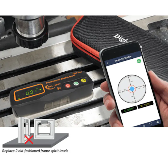 【CAINZ-DASH】アカツキ製作所 2軸精密デジタル平型水準器 DWL-1300XY【別送品】