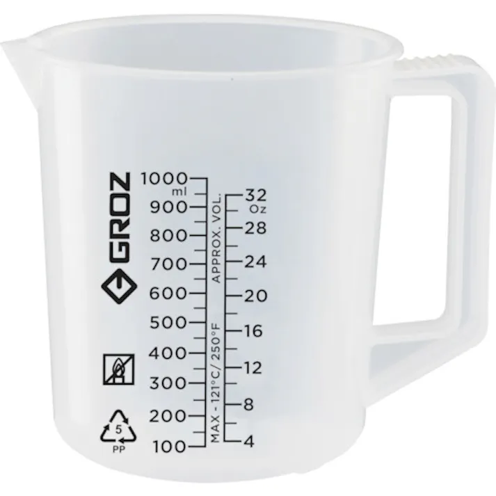 【CAINZ-DASH】GROZ (クローズ) オイル用ビーカー 1000ML JUG/1000G【別送品】