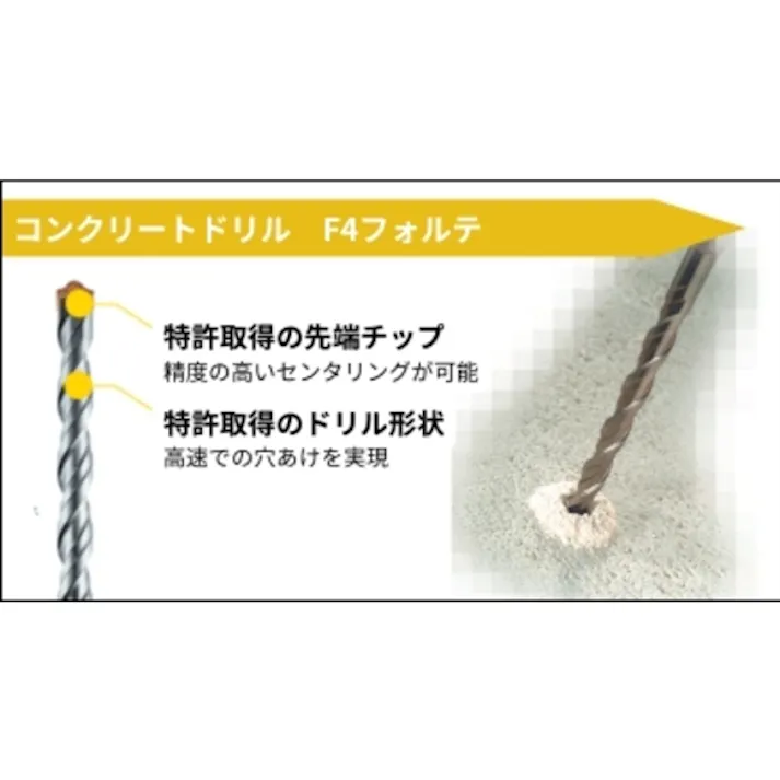 【CAINZ-DASH】ALPEN社 【売切商品】 コンクリートドリルF4 21.0×260mm SDSplusシャンク 80202100【別送品】