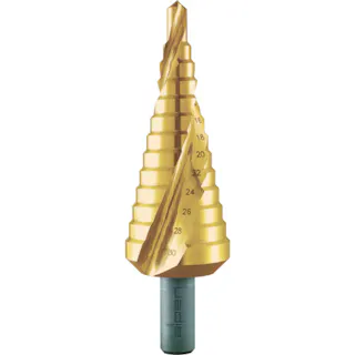 【CAINZ-DASH】ALPEN社 2枚刃スパイラルステップドリル 37mm チタン 72800729【別送品】