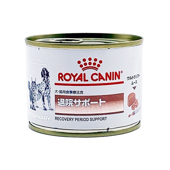 ロイヤルカナン 犬・猫用食事療法食 退院サポート(ソフトタイプ)缶 195g