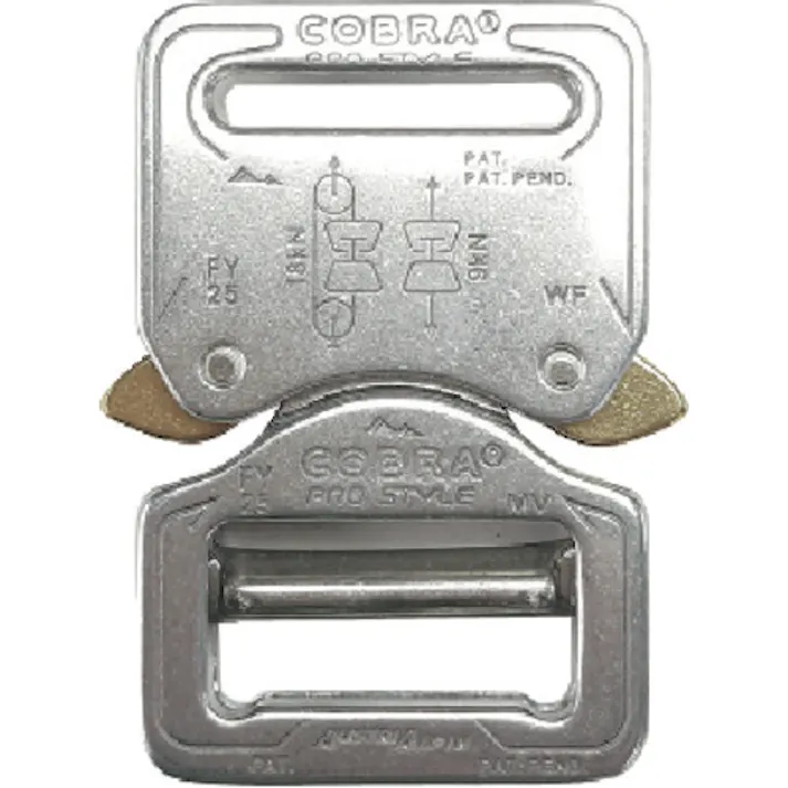 【CAINZ-DASH】AUSTRIALPIN社 COBRAプロスタイル バックル 25MM シルバー VF FY25AVF【別送品】