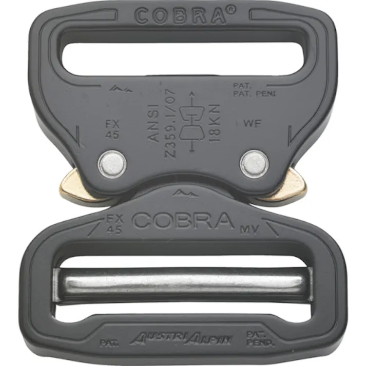 【CAINZ-DASH】AUSTRIALPIN社 【売切廃番】 COBRAプロスタイルANSI バックル 45MM マットブラック VF FX45MVFB-ELOX【別送品】