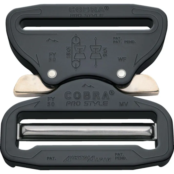 【CAINZ-DASH】AUSTRIALPIN社 COBRAプロスタイル バックル 50MM XLトリガー ブラック VF FY50KVF-XL【別送品】