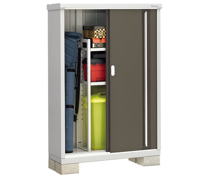 イナバ シンプリー MJX-114D チャコールグレー | 物置・自転車