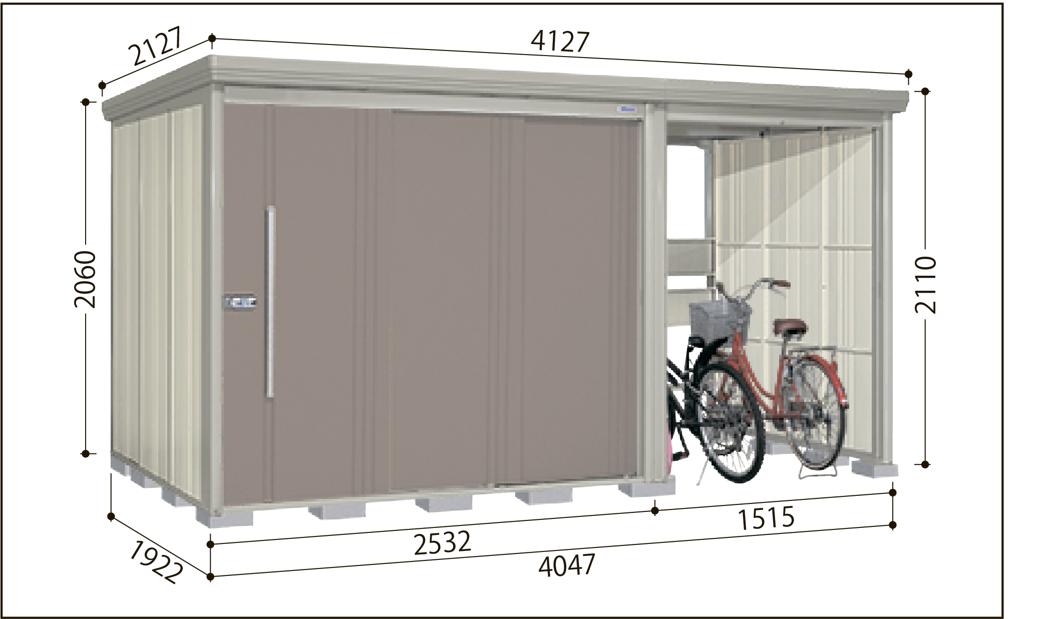 タクボ Mrストックマンプラスアルファ TP-Z4019 ナイトブラック | 物置