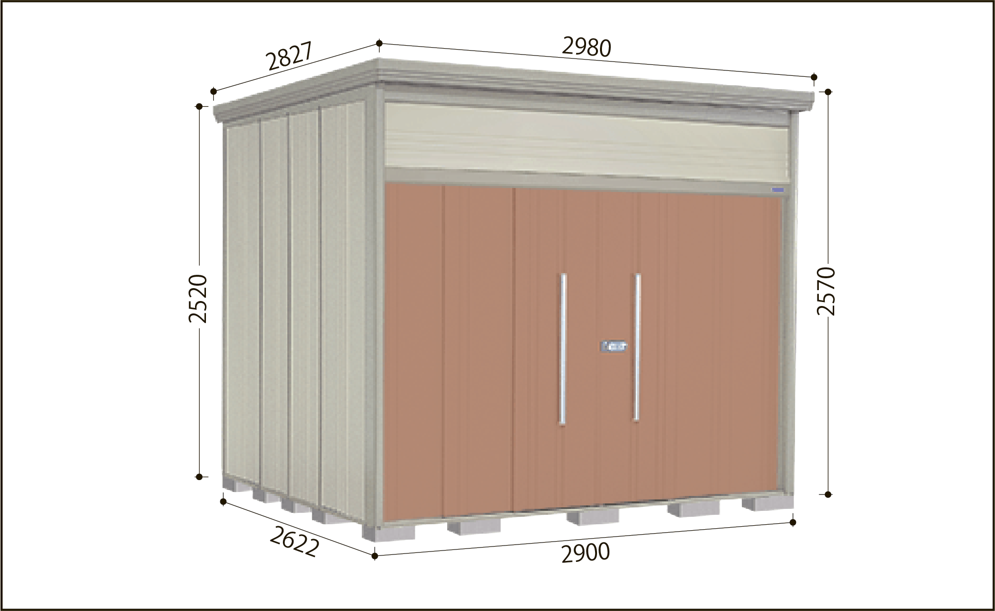 タクボ Mrトールマンダンディ JN-Z2926 ナイトブラック | 物置・自転車