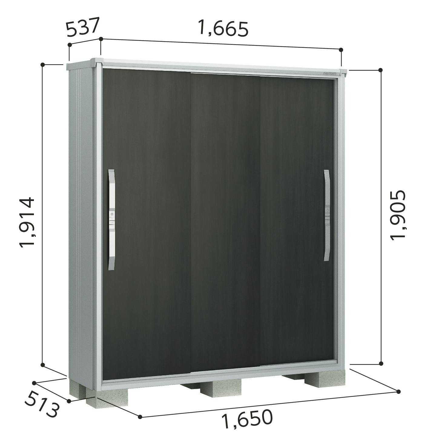 ####u.ヨド物置/ヨドコウ ウッディエボニー エスモ 小型物置 一般型 3枚扉 受注生産 関東限定 ○u.ヨド物置⁄ヨドコウ ESF-1306D WEウッディエボニー エスモ 小型