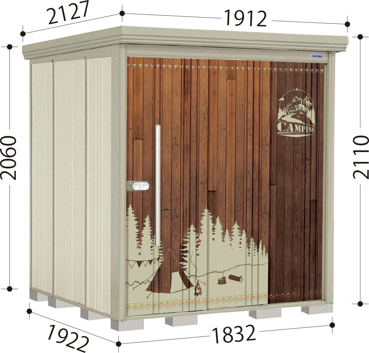 タクボ ペインタミスターストックマンダンディ P-Z1819 ウッドキャンプ