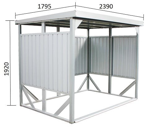ダイマツ 多目的万能物置(耐雪仕様) DMS-10 シルバー | 物置・自転車