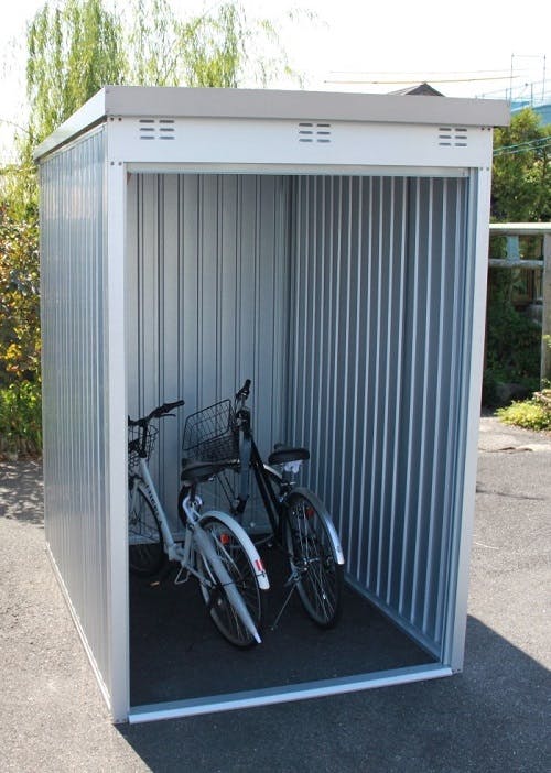 ダイマツ 多目的万能物置(シャッター付) DMG-11H グレー | 物置